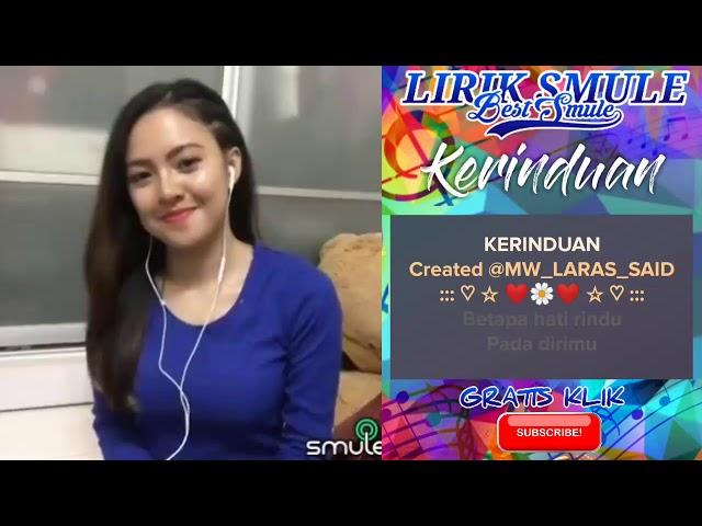 Kerinduan Karaoke - Baby Shima - Duet Bareng Artis Smule