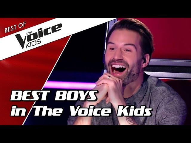 TOP 10 | BEST BOYS Blind Auditions in The Voice Kids