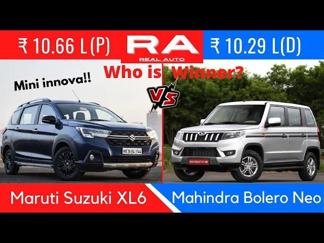 Maruti Suzuki XL6 vs Mahindra Bolero Neo - Full Comparison | #mahindra #marutisuzukixl6 #boleroneo