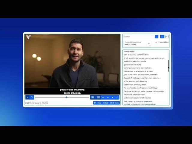 How Verbit’s Smart Player Makes Your Videos More Accessible & Interactive