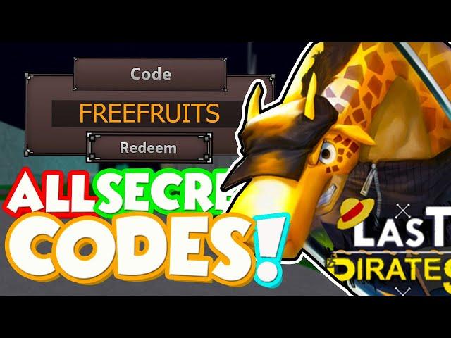 ALL NEW *SECRET* UPDATE  CODES In LAST PIRATES CODES | ROBLOX Last Pirates Codes !