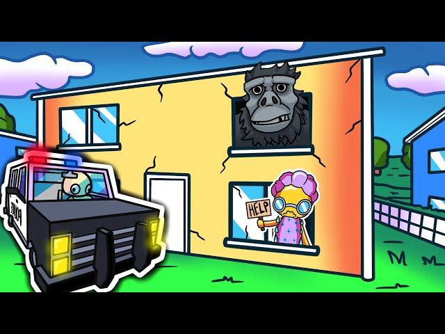 We Caught BIGFOOT Breaking Into Grandma's House in Wobbly Life!!