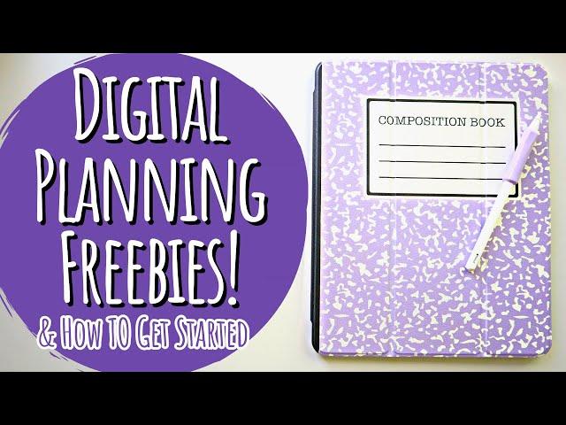 Tips To Get Started With Digital Planning (Plus Digital Planning Freebies!)