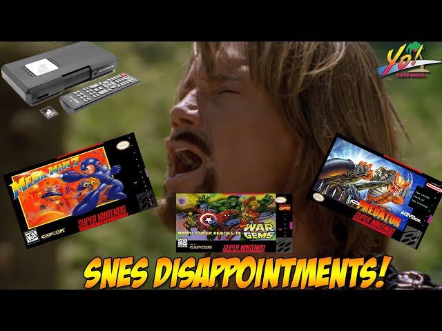 SNES Disappointments! Mega Man 7, AVP, Marvel! Retrotink 4K - YoVideogames