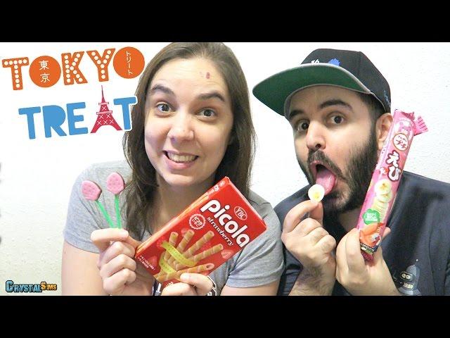 PROBANDO DULCES JAPONESES | UNBOXING JAPANESE CANDY TOKYOTREAT | CRYSTALSIMS