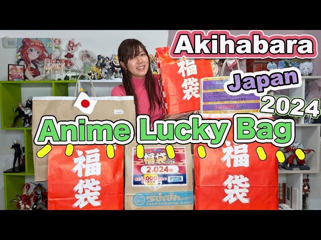 2024 Anime Lucky Bags Unboxing from Akihabara Tokyo, Japan