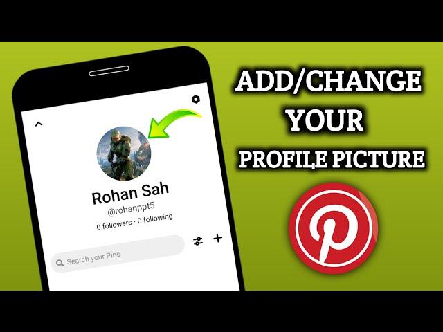 How To Change Pinterest Profile Picture On Mobile | How To Add Profile Picture On Pinterest App