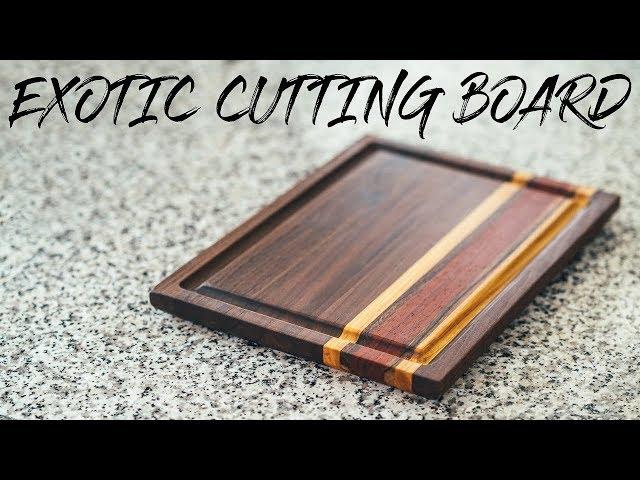 DIY Cutting Board From Exotic Wood || How To - Woodworking