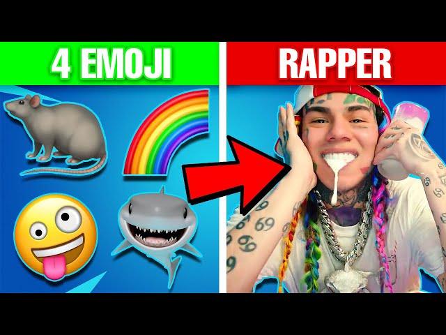 4 Emoji, 1 Rapper Quiz! (99% FAIL) | Hard Rap Quiz 2022