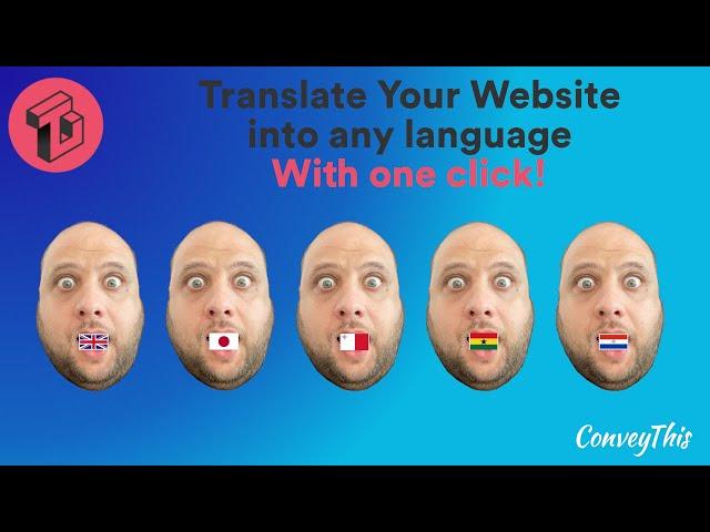 Translate your Website into any language – with just one click!