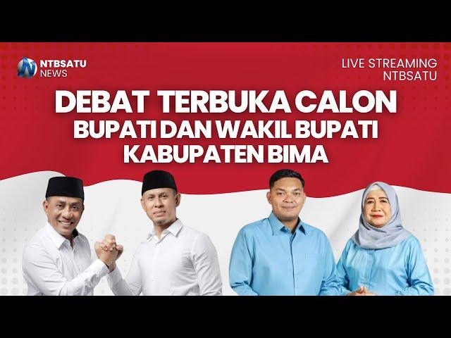 [LIVE STREAMING] - Debat Terbuka Pasangan Calon Bupati dan Calon Wakil Bupati Kabupaten Bima