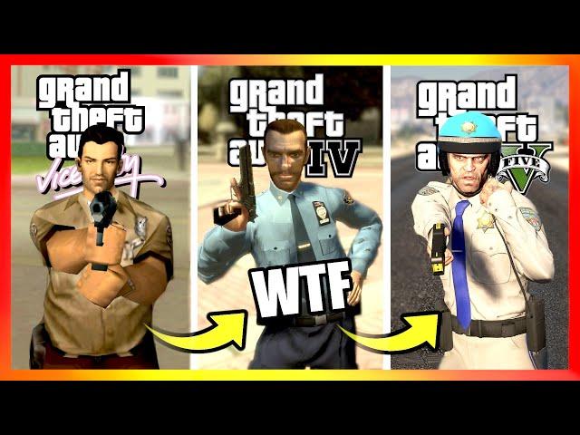 How to BECOME A COP in GTA Games! (GTA 3 → GTA 5)