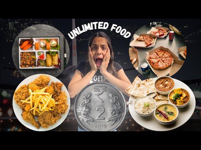 Living at Airport Food For 24 Hours  | Bangalore 080 Lounge Review 