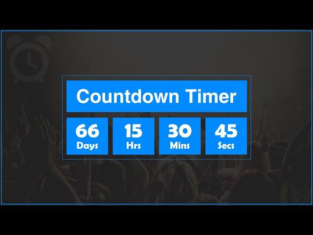 [Arabic] HTML, CSS, JavaScript Tutorials - Create Countdown Timer