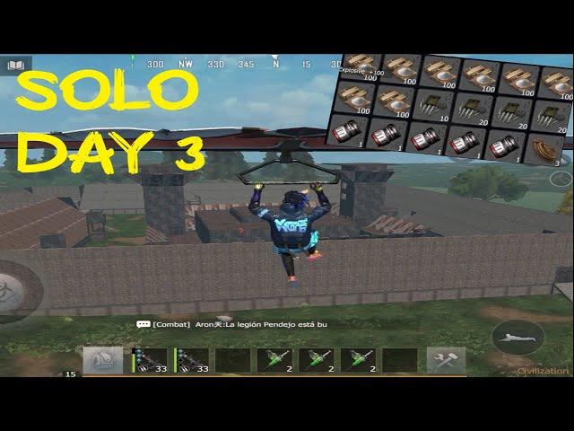 Solo Gameplay Episode 3 - The Raids Started | Last Island of Survival | Last Day Rules Solo Journey