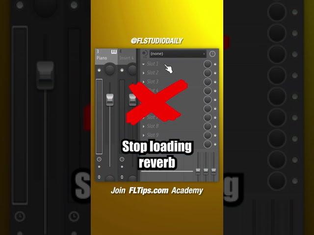 Mix Reverb Like The PRO's | FL Studio Tutorial #shorts