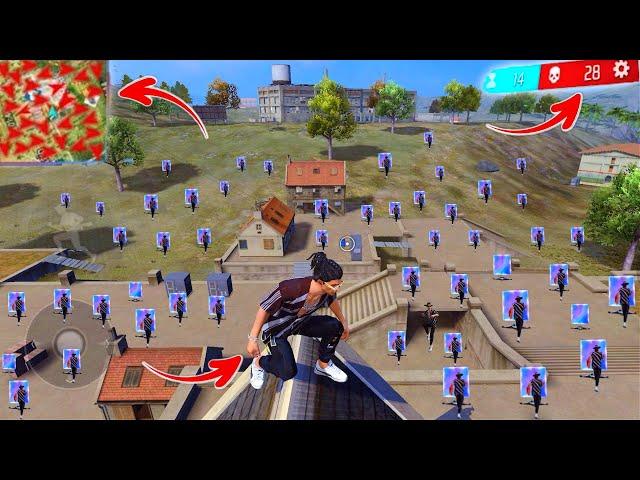 WHY ALL SANTINO TELEPORT ON PEAK AND CLOCK TOWER DO OR DIE SITUATION SOLO VS SQUADFREE FIRE