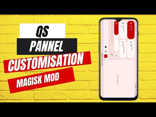 Split Control Center with Notification Panel|Best Magisk Mod to Try in 2023|QS Panel Customization|