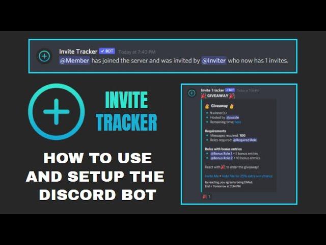 [OUTDATED] How to setup the Invite Tracker Discord Bot, for join statements and giveaways.