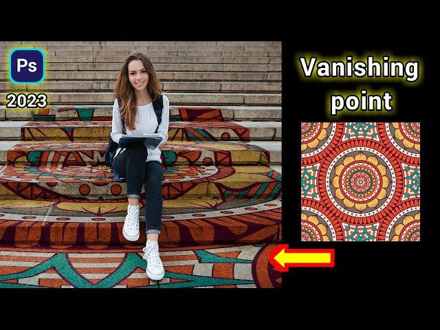 How to use the vanishing point in photoshop place any object on any surface in Photoshop 2023