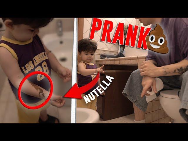 C*CCA SUL BRACCIO (nutella) | PRANK a CICCIO!! *divertente*