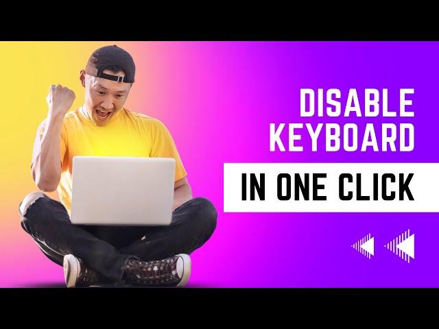 How to Disable a Keyboard in Laptop ||best tricks||