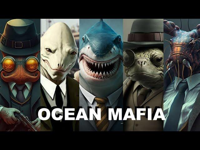 SEA CREATURES as MAFIA GANGSTERS / AI generated ai reimagine ai art ai video