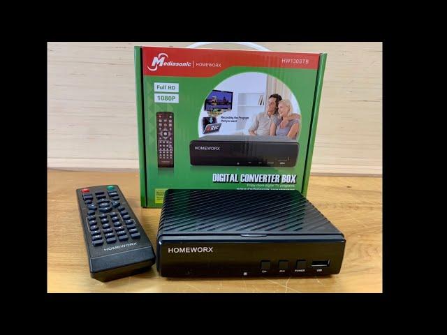 Mediasonic Homeworx HW130STB - OTA Digital Converter Box PVR - Review and Tutorial