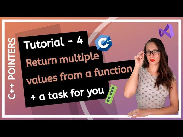 C++ POINTERS (2025) - Return multiple values from a function using pointers? PROGRAMMING TUTORIAL