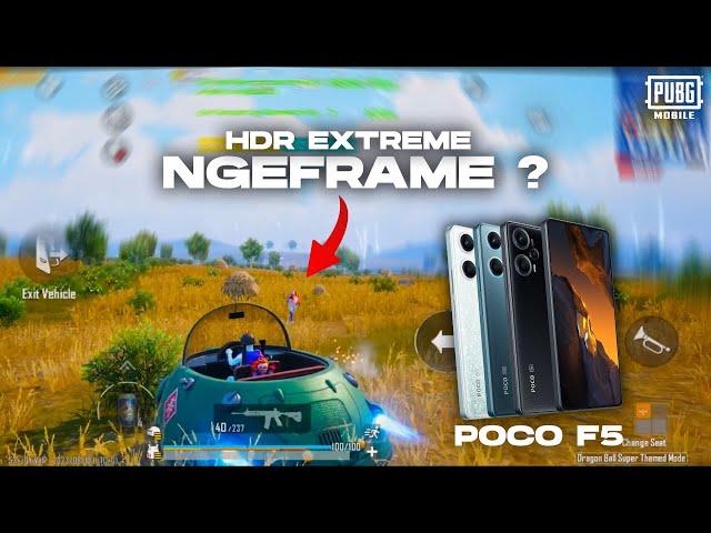 22 KILL ! TEST GRAFIK HDR EXTREME DI POCO F5 HASIL NYA DILUAR NAYLA CUY | POCO F5 PUBG GAMEPLAY 2023