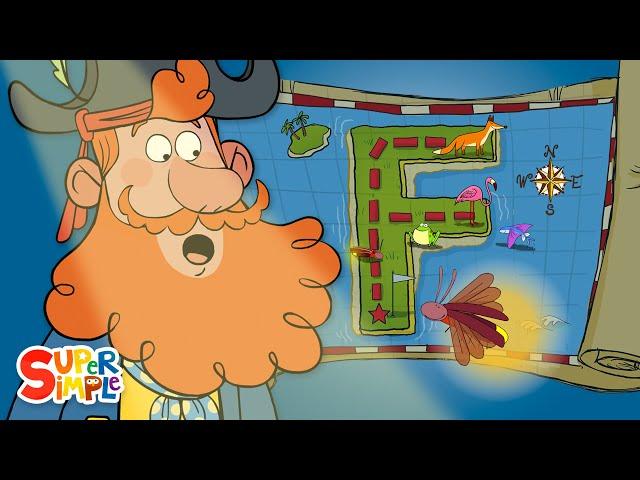 A Fantastic Adventure on "F" Island |  Captain Seasalt And The ABC Pirates | Educational Cartoon