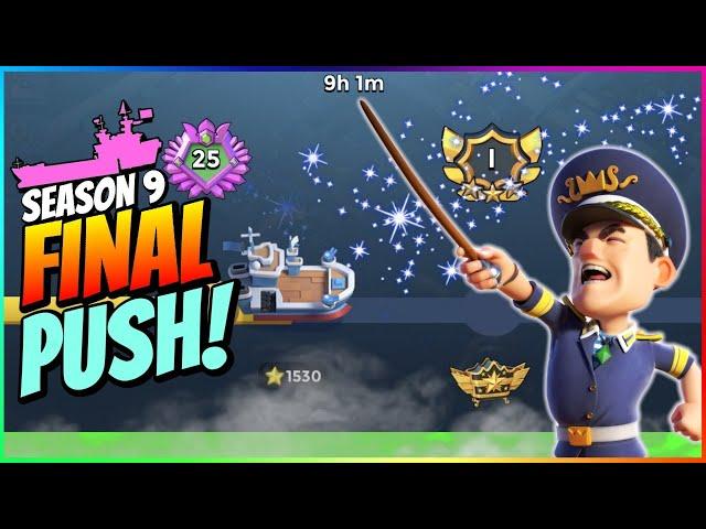 WARSHIPS SEASON 9 **FINAL PUSH TO LEGENDARY!** [TAKE FLIGHT] - BOOM BEACH WARSHIPS