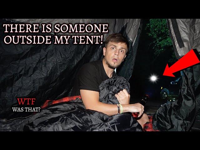 My TERRIFYING Camping Trip - The Most Scared Ive Been While Camping | Someone Is Outside My Tent!