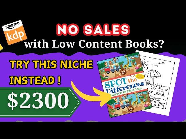 Profitable Amazon KDP Niche with Low Competition / Create with Canva to Sell Online