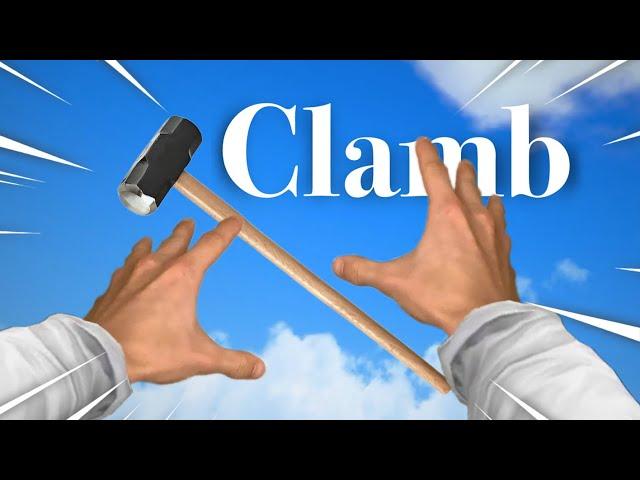 Calmly playing through Getting over it VR Clamb