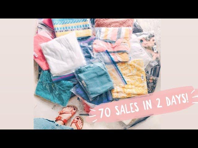 70 SALES IN TWO DAYS! | What sold during my moving sale!