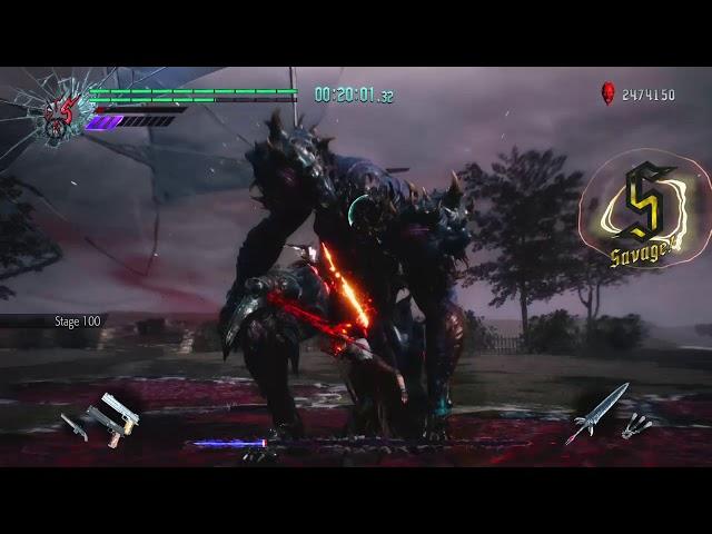 Devil May Cry 5 Stage 100 Bloody Palace(Urizen) - Dante