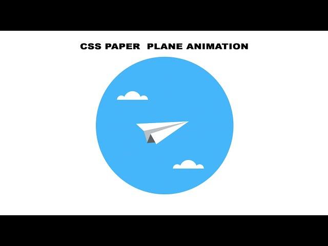 CSS Paper Plane Animation