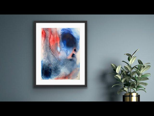 How to Paint an Abstract Watercolour