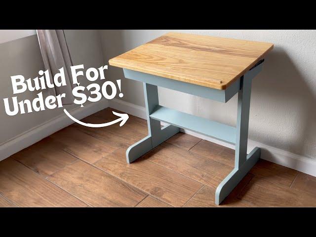 DIY Kid's School Desk | Cheap & Easy Build for Homeschooling