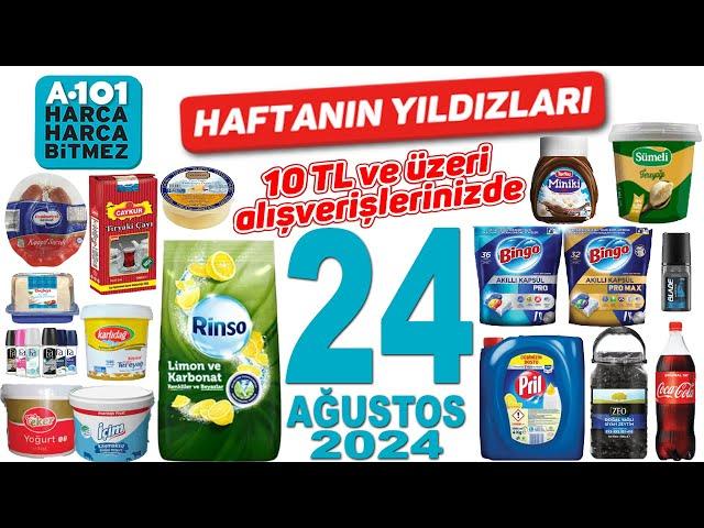 A101 24 AĞUSTOS 2024 KATALOĞU | A101 İNDİRİMLERİ BU HAFTA HAFTANIN YILDIZLARI | A101 DETERJAN GIDA