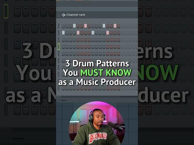 3 Drum Patterns You MUST KNOW as a Music Producer