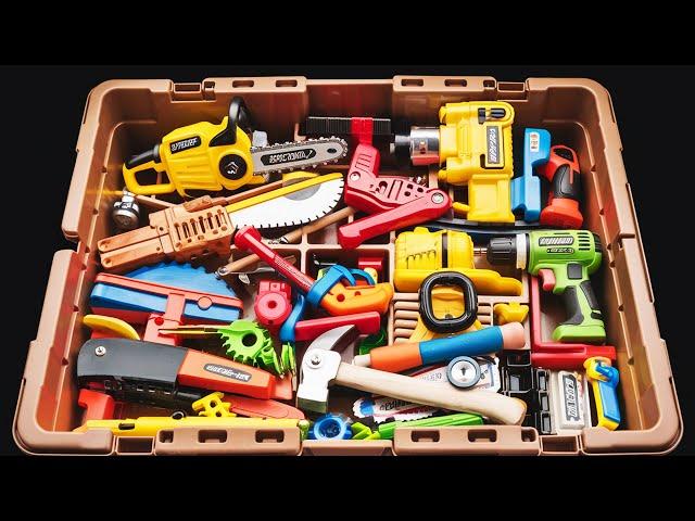 Lots of Toy Tool Set Compilation ! Repair Tools and Firefighter Toys ! Chainsaw - Drills - Hammer