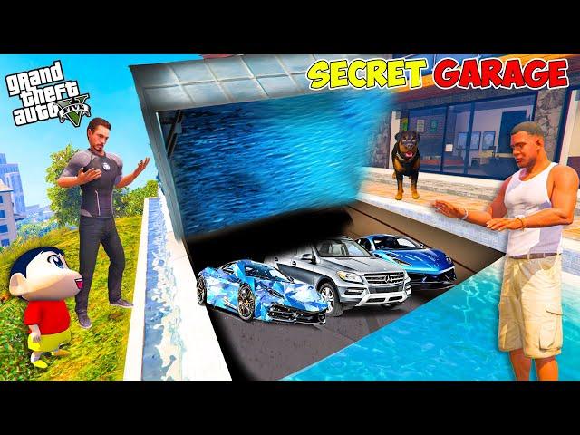 Franklin Unlocked The Most Secret Pool Garage In His Swimming Pool | GTA 5 AVENGERS!