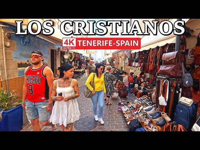 TENERIFE - LOS CRISTIANOS | Summer Weather on January 4th ️ 4K Walk ● January 2024