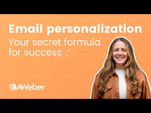 How AWeber created a personalized email experience that increased clicks