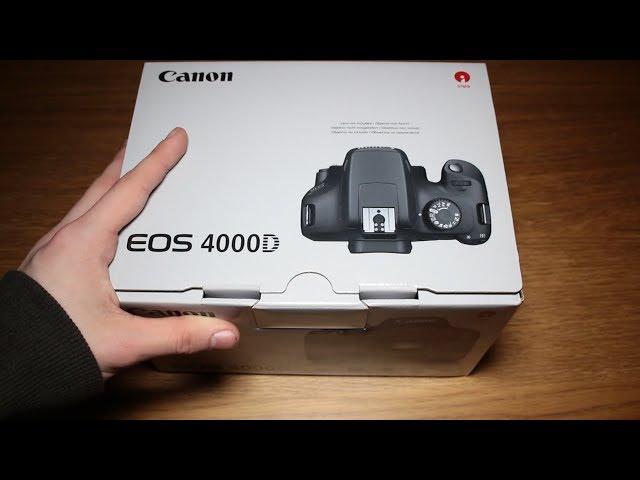 Canon EOS 4000D UNBOXING