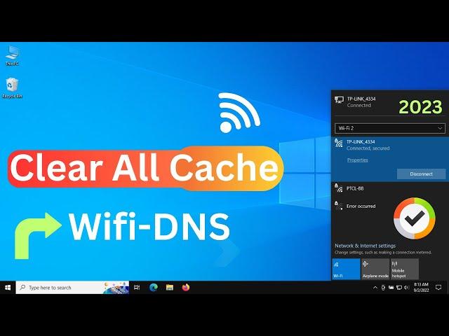 How to Clear Wifi Cache & DNS Cache on Windows 10/11 - Boost Wifi Speed