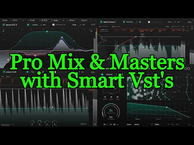 Mixing & Mastering With Ai VST Plugins by Sonible - Smart Bundle (EQ 3, Comp 2, Reverb & Limit)