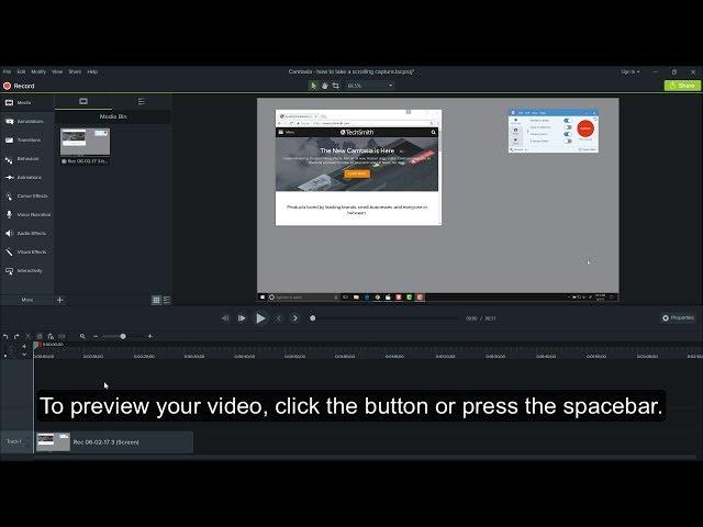 Camtasia 9/3: How to Create a Microvideo